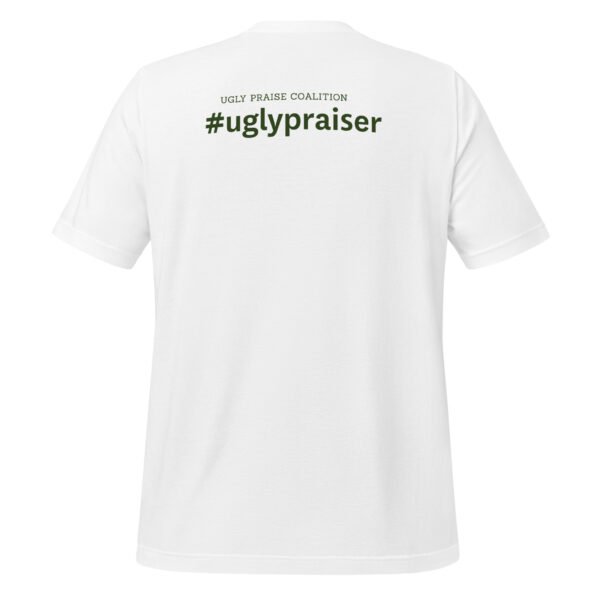 Undignified Worshiper Unisex White t-shirt - Image 2